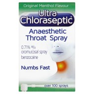 Ultra Chloraseptic Anaesthetic Throat Spray Original Menthol Flavour 15ml