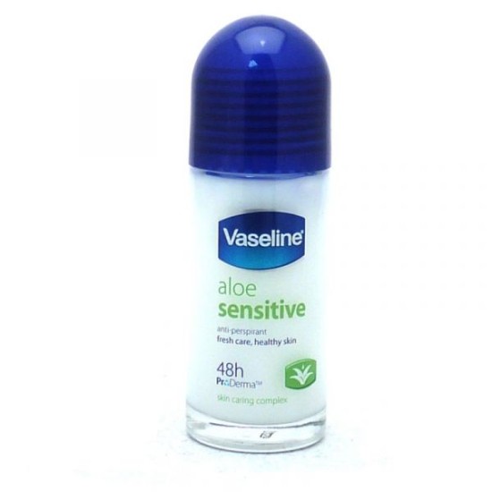 Vaseline Aloe Sensitive 48 Hour Antiperspirant Roll On 50ml