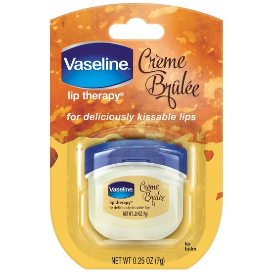 Vaseline Lip Therapy Balm Creme Brulee 0.25 Oz