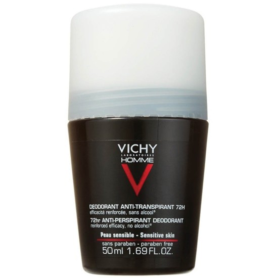Vichy Homme 72 Hr Anti-perspirant Deodorant 50ml