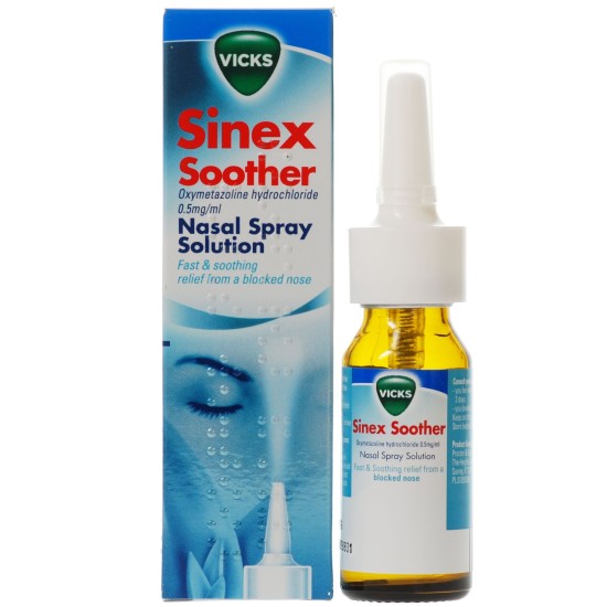 Vicks Sinex Soother Nasal Spray Solution 15ml