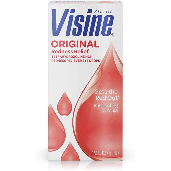 Visine Original Redness Relief Eye Drops 15ml