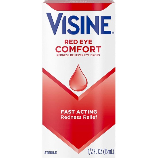 Visine Red Eye Comfort Redness Relief Eye Drops 0.5oz