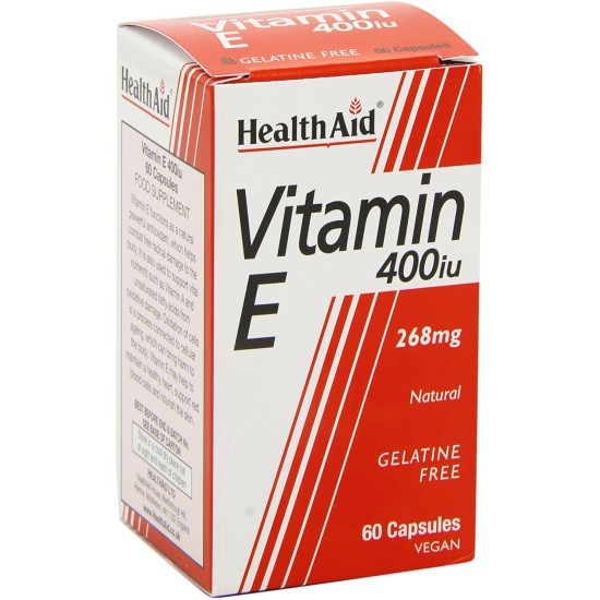 Health Aid Vitamin E 400iu 60 Vegan Capsules