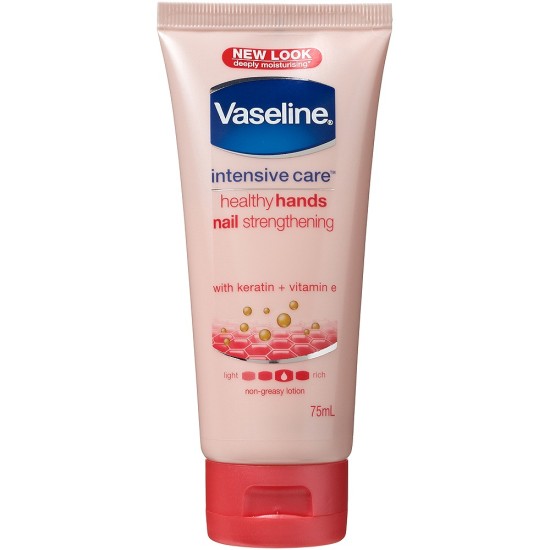 Vaseline Intensive Care Healthy Hands Stronger Nails Hand Cream 75ml