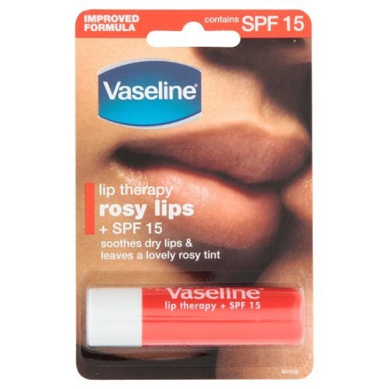 Vaseline Lip Therapy Rosy Lips Spf 15 4g Balm Stick