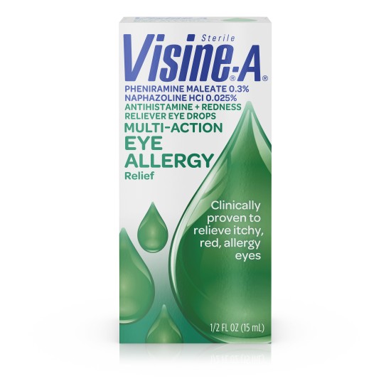 Visine-a Antihistamine Plus Redness Reliever Eye Drops 0.5oz