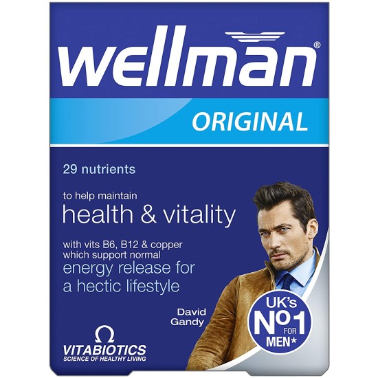 Vitabiotics Wellman Original Men's Multivitamin 30 Tablets