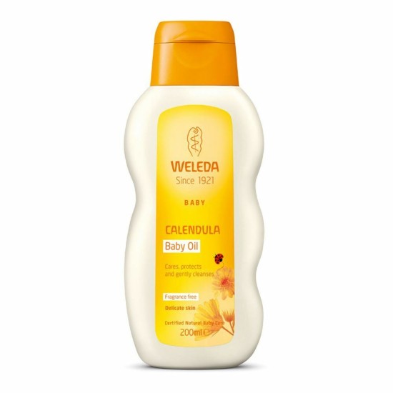 Weleda Calendula Fragrance Free Baby Oil 200ml