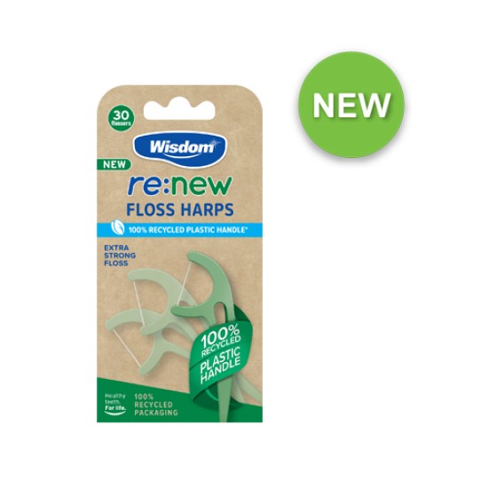 Wisdom Renew Recycled 30 Floss Harps