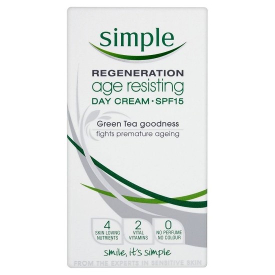 Simple Regeneration Age Resisting Day Cream Spf 15