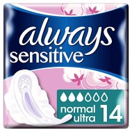 Always Sensitive Normal Ultra (Size 1) sanitary pads 14 Pack