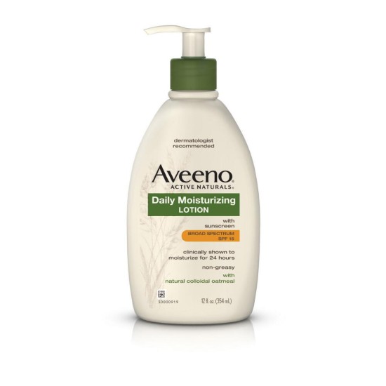 Aveeno Active Naturals Daily Moisturizing Lotion Spf15 12 0z