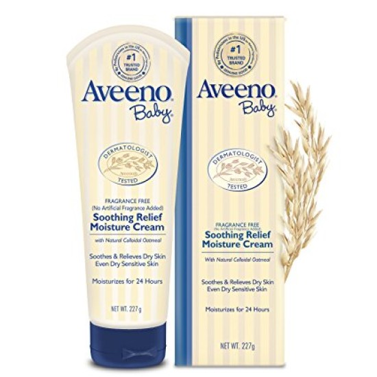 Aveeno Baby Soothing Relief Moisturizing Cream 8 Oz