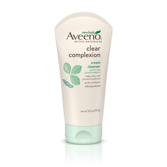 Aveeno Clear Complexion Cream Face Cleanser 141g