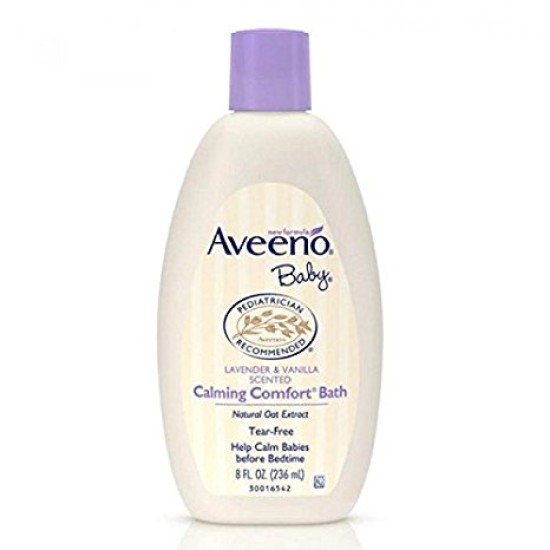 Aveeno Baby Calming Comfort Bath Lavender And Vanilla 236ml