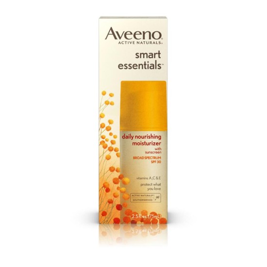 Aveeno Smart Essential Daily Nourishing Moisturiser With Spf30 2.50 Oz