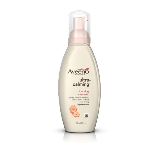 Aveeno Ultra-calming Foaming Cleanser For Sensitive Skin 6oz