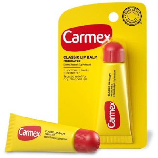 Carmex Classic Moisturizing Lip Balm Tube 10g
