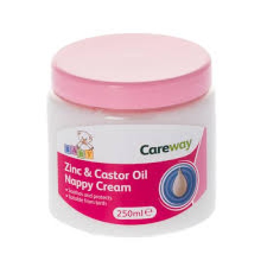 Careway Baby Zinc And Castor Oil Nappy Cream 250ml