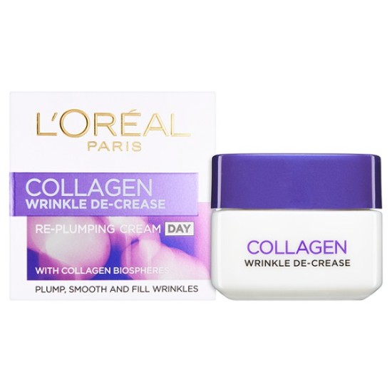 Loreal Collagen Wrinkle De-crease Re-plumping Day Cream 50ml