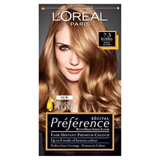 Loreal Preference Infinia 7.3 Florida Honey Blonde Hair Dye