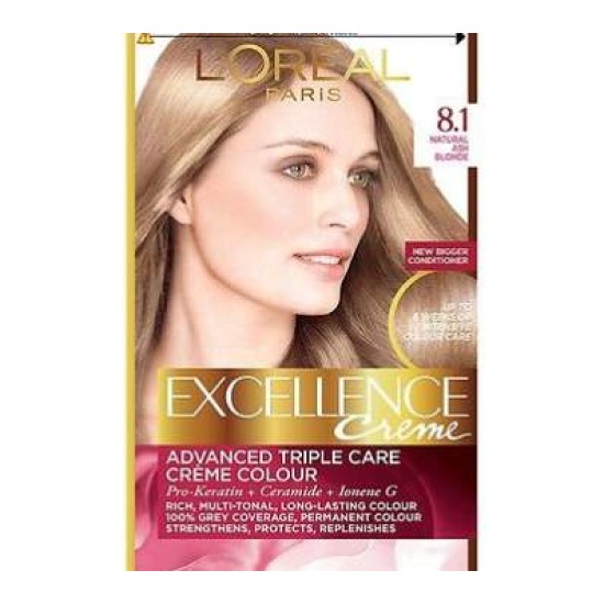 Loreal Excellence Creme 8 Natural Blonde Hair Colour