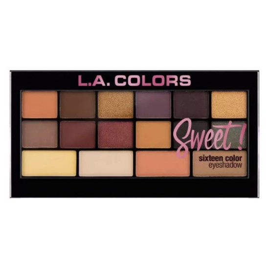 L.a. Colors 16 Color Eyeshadow Palette Sweet