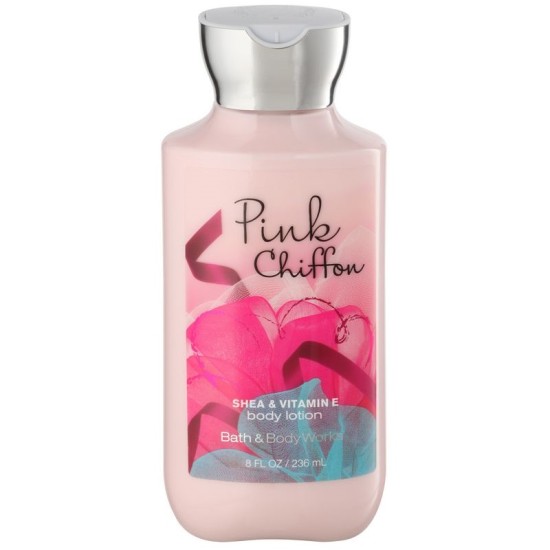 Bath And Body Works Pink Chiffon Shea And Vitamin E Body Lotion 236ml