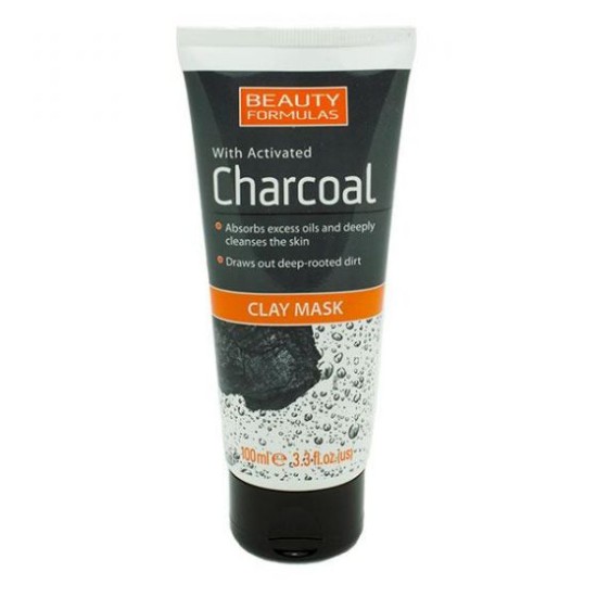 Beauty Formulas Activated Charcoal Clay Mask 100ml