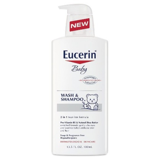 Eucerin Baby Wash And Shampoo 13.5 Fl Oz