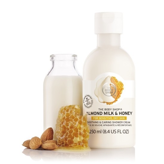 The Body Shop Almond Milk And Honey Shower Cream