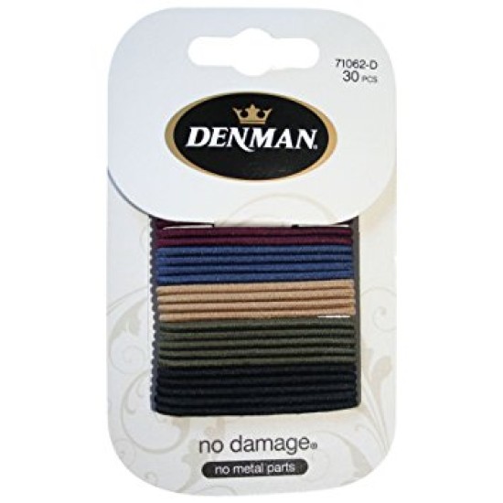 Denman Small Bright  Elastic Bands 2mm
