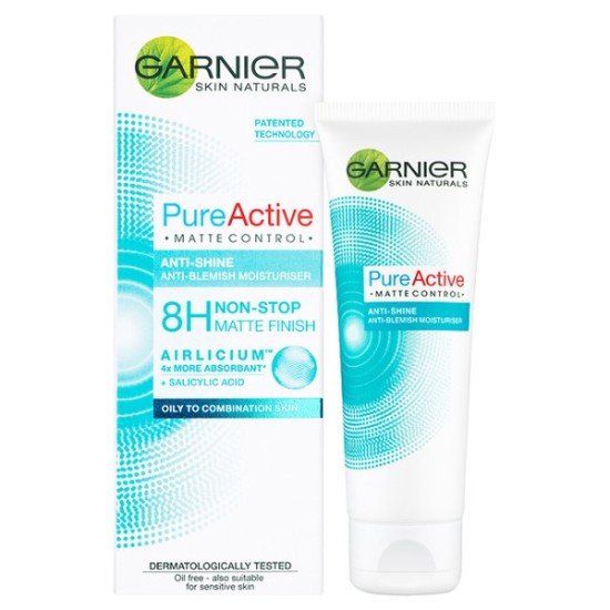 Garnier Pure Active Matte Control Anti Blemish Face Moisturizer 50 Ml