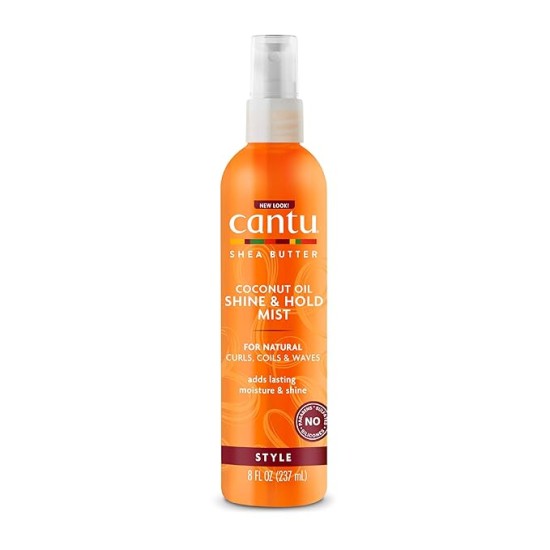 Cantu Coconut Oil Shine & Hold Mist with Shea Butter for Natural Hair 237ml