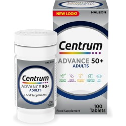 Centrum Advance 50+ Tablets Multivitamin & Mineral Supplements 100 Tablets