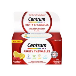 Centrum Fruity Chewables Citrus Berry Flavoured 30 Tablets