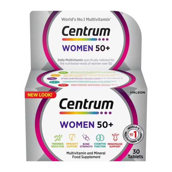 Centrum Women 50+ Multivitamins 30 Tablets