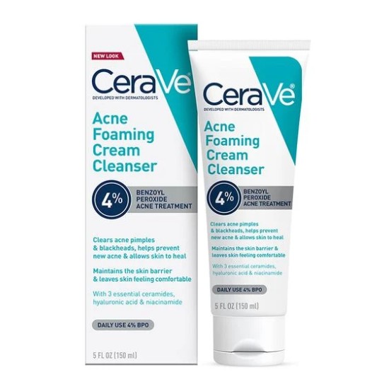 CeraVe Acne Foaming Cream Cleanser 150ml CeraVe Acne Foaming Cream Cleanser 150ml