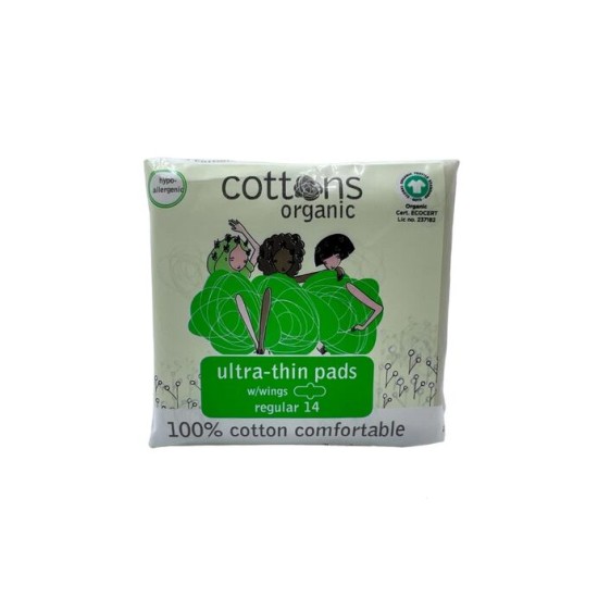 Cottons Organic Ultra Thin Pads 14 pads