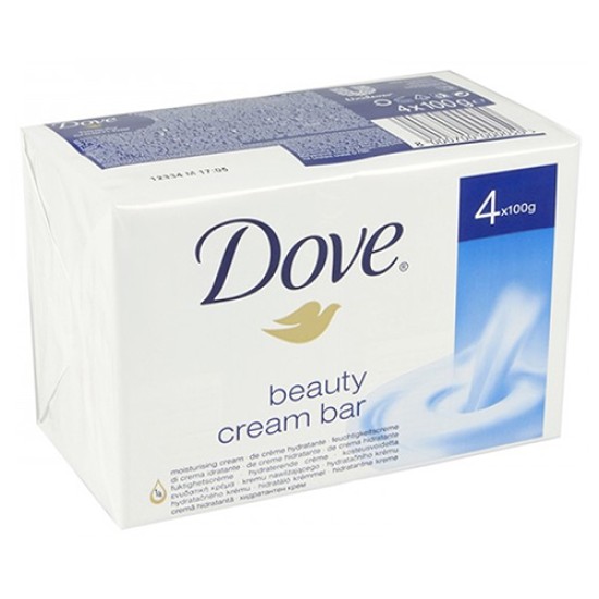 Dove Beauty Moisturizing Cream Bar 4 Times 100g