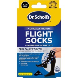 Scholl Flight Socks Size 9-12 