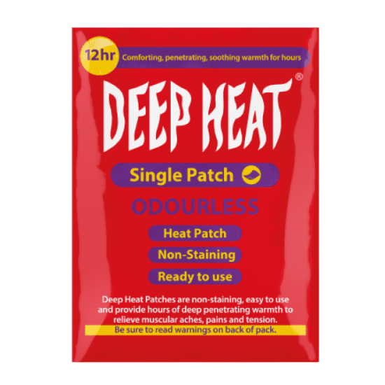 Deep Heat Pain Relief Odourless Heat Patch 1 Patch Deep Heat Pain Relief Odourless Heat Patch 1 Patch