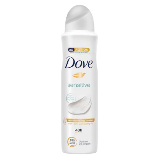 Dove Deo Sensitive 48hr 150ml Dove Deo Sensitive 48hr 150ml