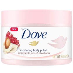 Dove Exfoliating Body Polish Scrub Pomegranate Seeds and Shea Butter 298g