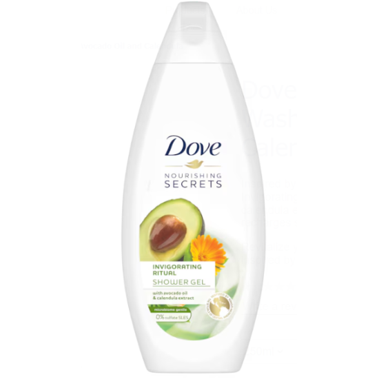 Dove Body Wash Avocado Calendula 750m