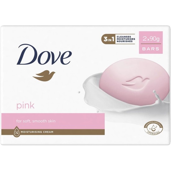 Dove Pink Moisturizing Beauty Cream Bar 90g