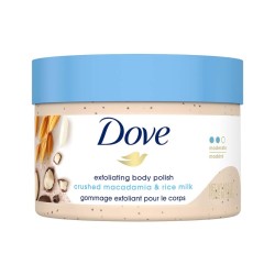 Dove Body Scrub Macadamia & Rice Milk