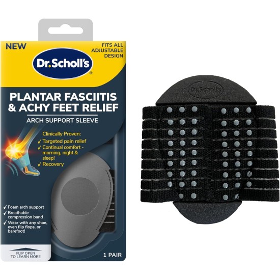 Dr. Scholl's Plantar Fasciitis & Achy Feet Relief Arch Support Sleeve 1 Pair