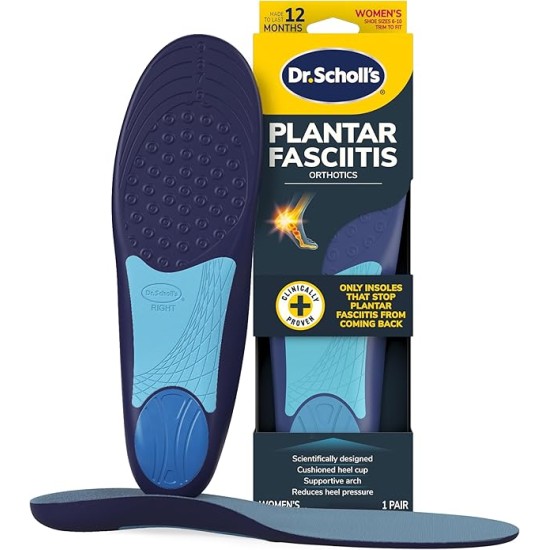 Dr. Scholls Plantar Fasciitis All-Day Pain Relief Orthotics For Women size 6-10 Dr. Scholls Plantar Fasciitis All-Day Pain Relief Orthotics For Women size 6-10